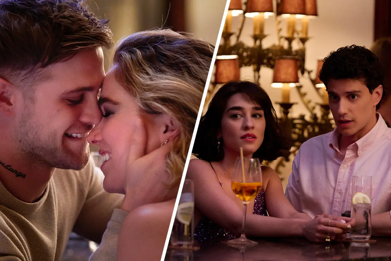 WHITE LOTUS Season 2 - Jack, Portia, Lucia and Albie